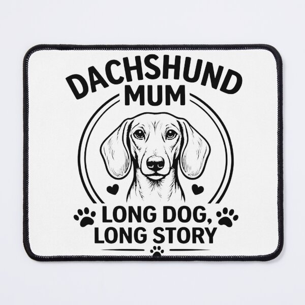 Item preview, DACHSHUND MUM Long dog long story designed and sold by Afnan Store.