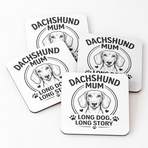 Item preview, DACHSHUND MUM Long dog long story designed and sold by Afnan Store.