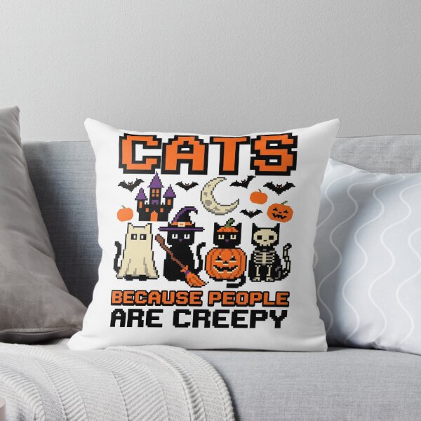 Item preview, Gatos porque la gente da miedo. Gato fantasma de Halloween. designed and sold by world+167.