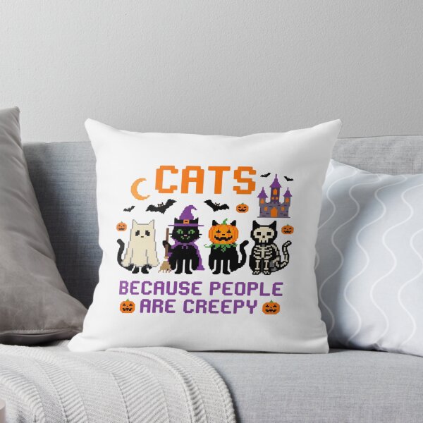 Item preview, Gatos porque la gente da miedo. Gato fantasma de Halloween. designed and sold by world+167.
