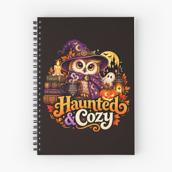 Item preview, Haunted & Cozy Halloween Owl designed and sold by PixoNest.