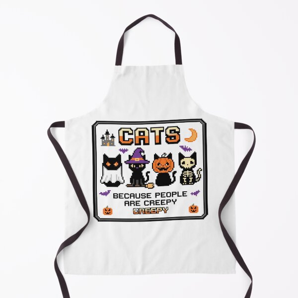 Item preview, Cats Because People are Creepy Halloween Ghost Cat designed and sold by world+167.