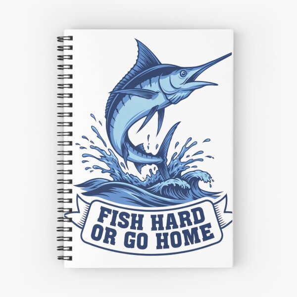 Item preview, Marlin Fish Hard Or Go Home Art Design designed and sold by fantasticdesign.