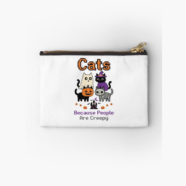 Item preview, Cats Because People are Creepy Halloween Ghost Cat designed and sold by world+167.