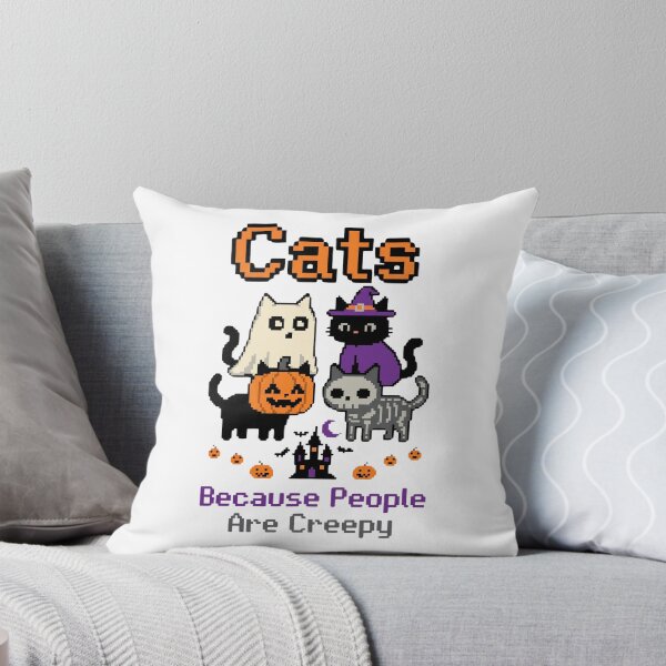 Item preview, Gatos porque la gente da miedo. Gato fantasma de Halloween. designed and sold by world+167.