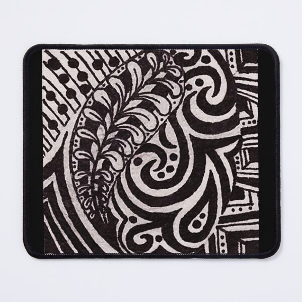 Item preview, Zentangle 3 - Marker on paper napkin designed and sold by Jamie Taylor.