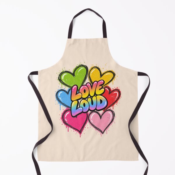 Item preview, Rainbow Graffiti Love Loud Colorful Hearts Pop designed and sold by Yellowriversss.