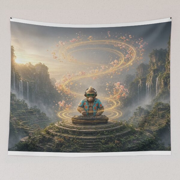 Item preview, Sound of Bloom | DJ Seldon Solarpunk Amphitheater designed and sold by KGOart.