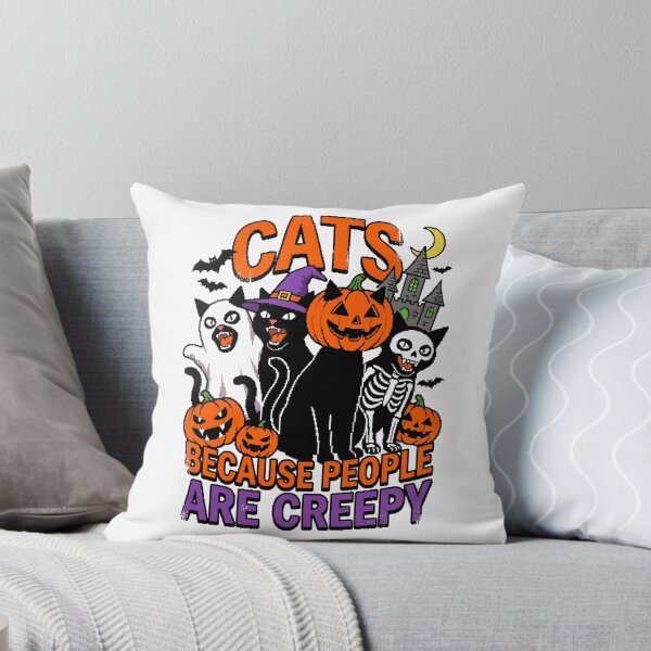 Item preview, Gatos porque la gente da miedo. Gato fantasma de Halloween. designed and sold by world+167.