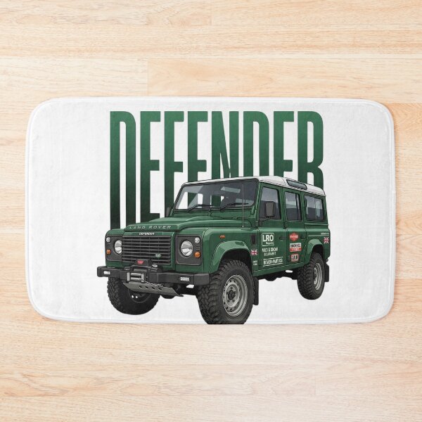 Item preview, Land Rover Defender 90 Classic 4x4 Green British Off-Road SUV Art designed and sold by Motorline44.