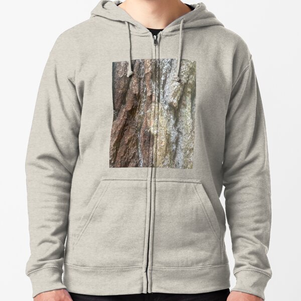 Adirondack Bark Zipped Hoodie