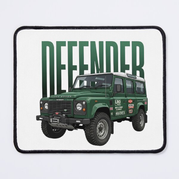 Item preview, Land Rover Defender 90 Classic 4x4 Green British Off-Road SUV Art designed and sold by Motorline44.