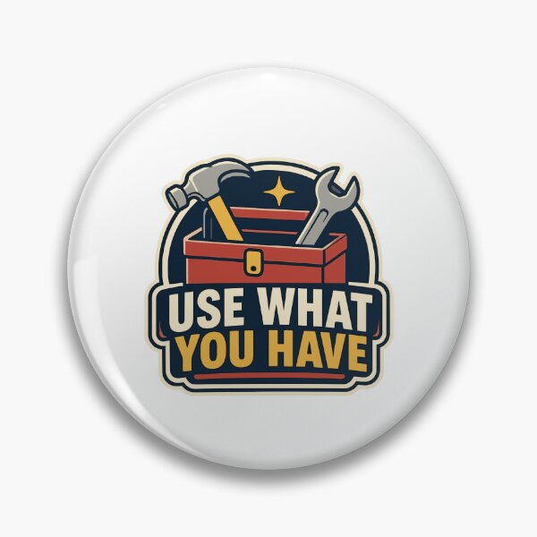 Item preview, Use What You Have – Motivational Toolbox Illustration designed and sold by Akioos.