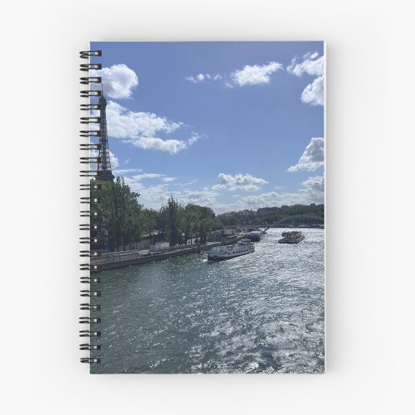 Item preview, Eiffel Tower peaking over the Seine, Paris designed and sold by LondonArtTravels.