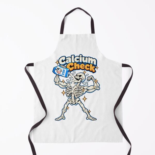 Item preview, Calcium Check Skeleton Flexing and Chugging Milk designed and sold by bwanaboards.