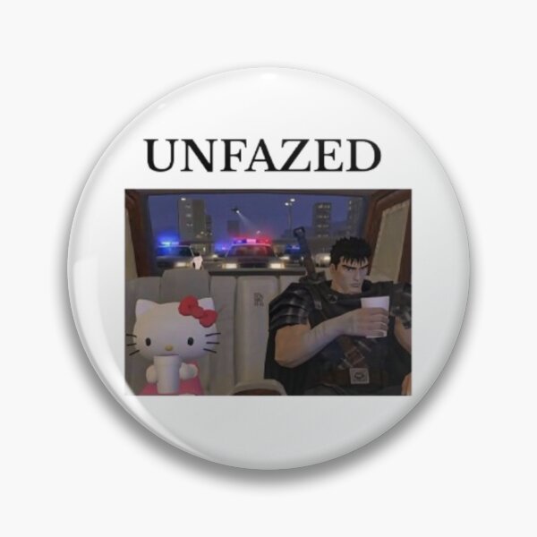 Item preview, UNFAZED (Guts×Kitty) designed and sold by KENSHIN Tees.