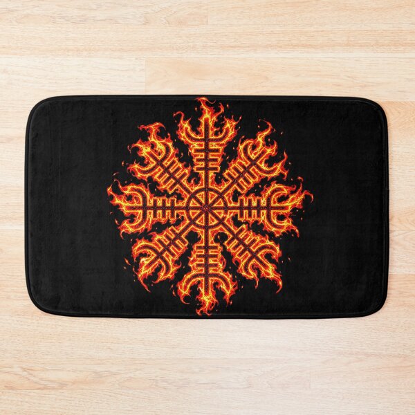 Item preview, Aegishjalmur: The Helm of Awe Engulfed in Fire designed and sold by Faust-ART Design.