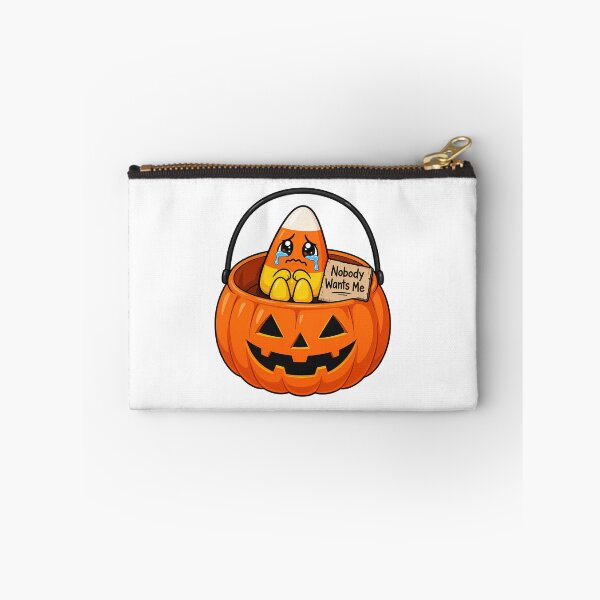 Item preview, Sad Candy Corn Crying in a Jack-o-Lantern Pail designed and sold by bwanaboards.