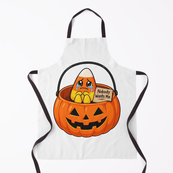 Item preview, Sad Candy Corn Crying in a Jack-o-Lantern Pail designed and sold by bwanaboards.