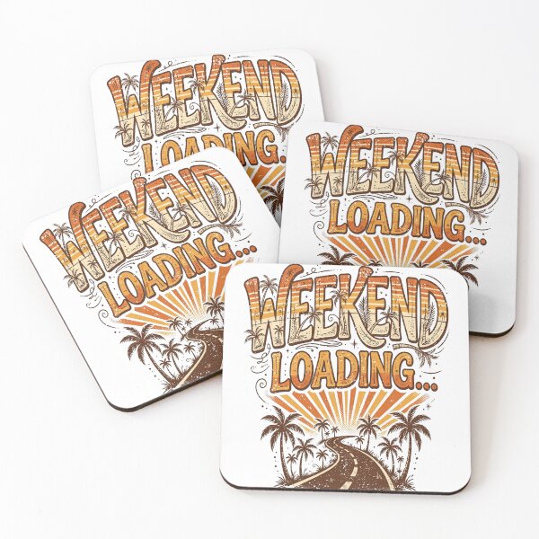 Item preview, Weekend Loading - Funny Friday Retro Gift designed and sold by Visual Dept..