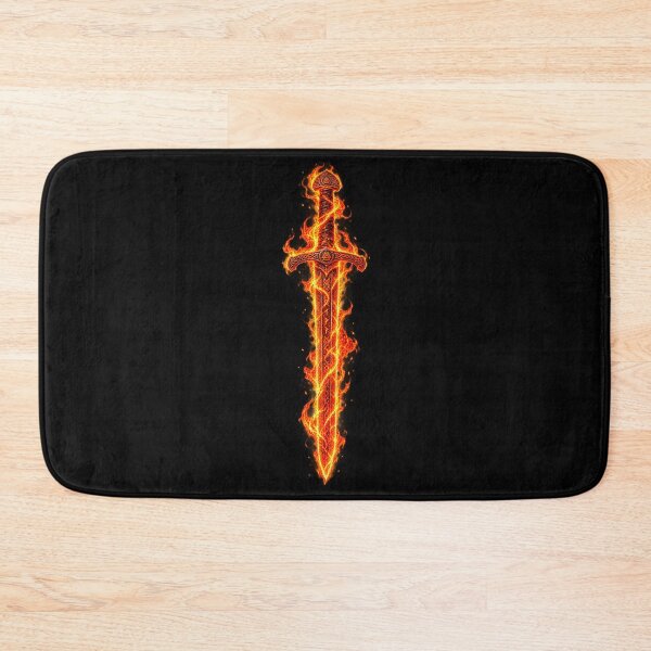 Item preview, Viking sword in flame designed and sold by Faust-ART Design.
