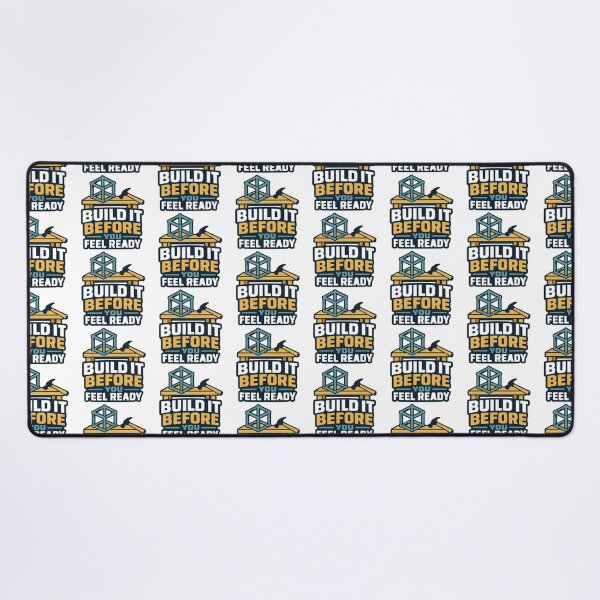 Item preview, Build It Before You Feel Ready – Construction Motivational Design designed and sold by Akioos.