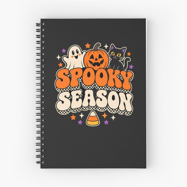 Item preview, Spooky Season — Groovy Ghost and Cat designed and sold by Quirky Cotton Collective.