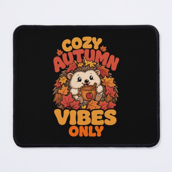 Item preview, Cozy Autumn Vibes Only Hedgehog T-Shirt | Cute Fall Animal Tee designed and sold by Design Vibras.