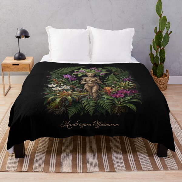 Item preview, Dark Botanical Mandragora Officinarum, Mandrake Herbal Illustration II designed and sold by Yaremchuk.