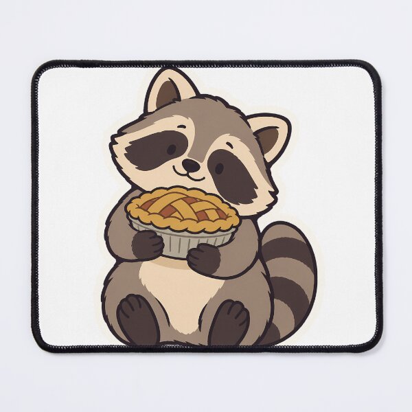 Item preview, Chubby Raccoon Here for the Leftovers Thanksgiving designed and sold by OuqCreations.