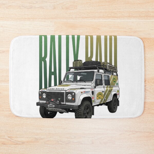 Artikelvorschau, Land Rover Defender Rally Raid 4x4 Camel Trophy Overland SUV Art entworfen und verkauft von Motorline44.
