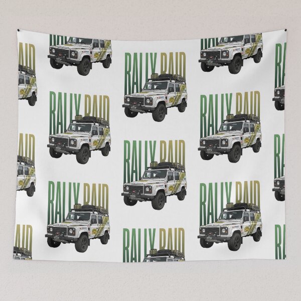 Item preview, Land Rover Defender Rally Raid 4x4 Camel Trophy Overland SUV Art designed and sold by Motorline44.