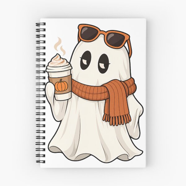Item preview, Smug Ghost Sipping a Pumpkin Spice Latte designed and sold by bwanaboards.