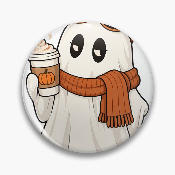 Item preview, Smug Ghost Sipping a Pumpkin Spice Latte designed and sold by bwanaboards.
