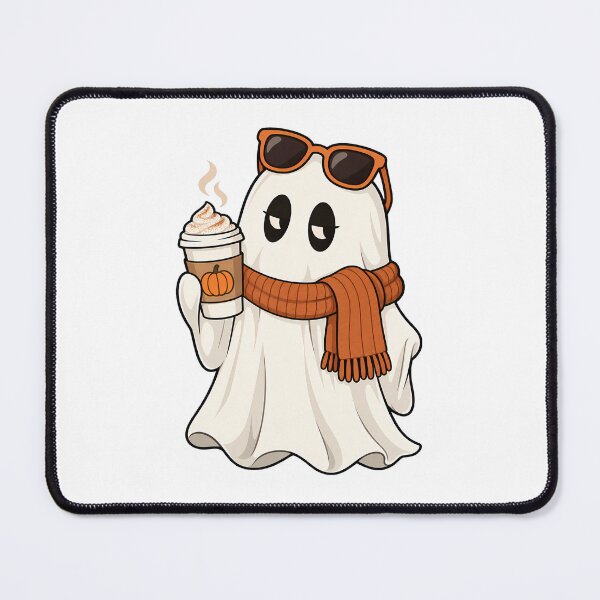 Item preview, Smug Ghost Sipping a Pumpkin Spice Latte designed and sold by bwanaboards.