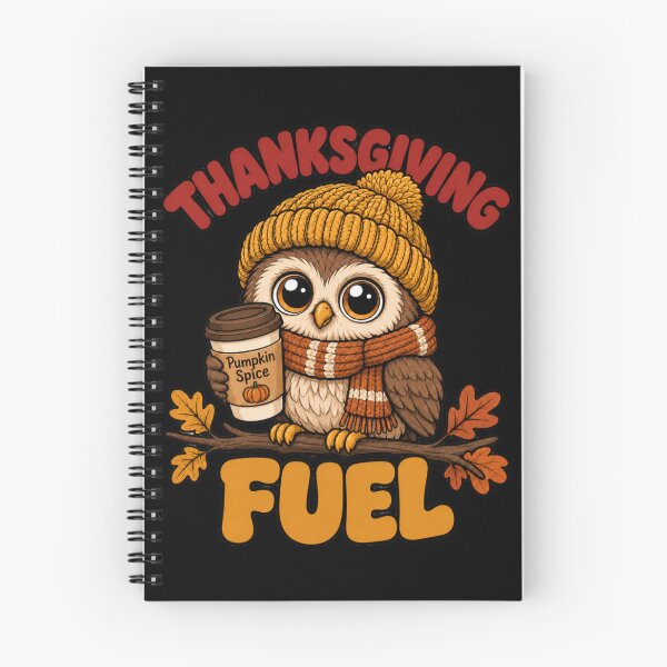 Item preview, Thanksgiving Fuel Coffee Owl T-Shirt | Cute Fall Pumpkin Spice Tee designed and sold by Design Vibras.
