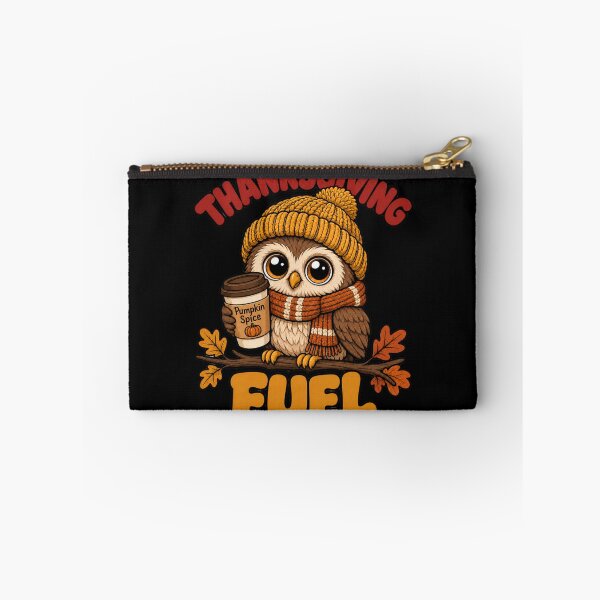 Item preview, Thanksgiving Fuel Coffee Owl T-Shirt | Cute Fall Pumpkin Spice Tee designed and sold by Design Vibras.