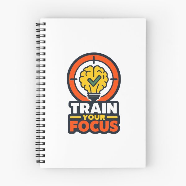 Item preview, Train Your Focus – Brain Light Bulb Motivational Art designed and sold by Akioos.