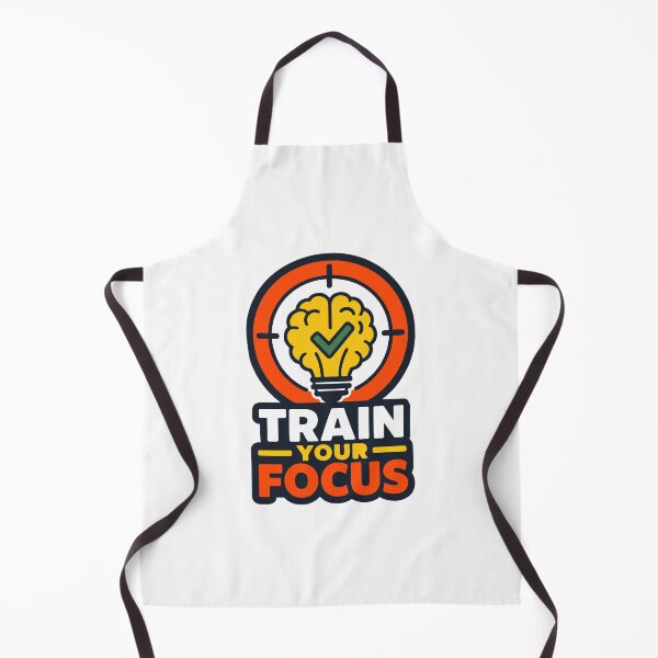 Item preview, Train Your Focus – Brain Light Bulb Motivational Art designed and sold by Akioos.