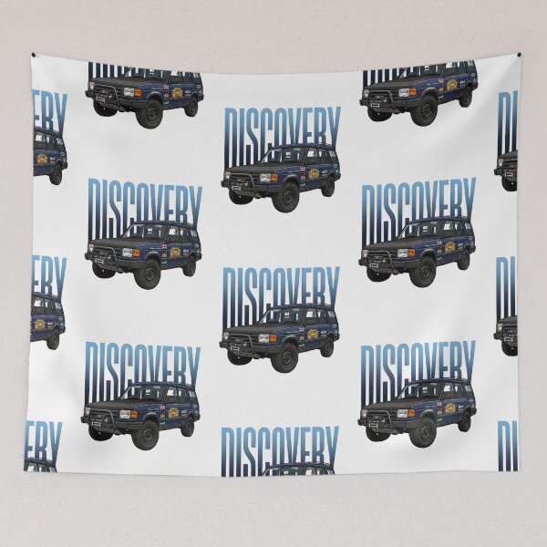Item preview, Land Rover Discovery Camel Trophy Off-Road Blue 4x4 SUV Art designed and sold by Motorline44.