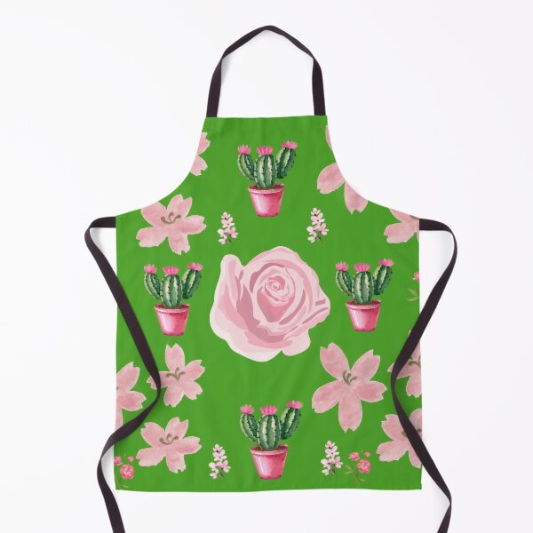 Item preview,  Cactus and pink flower print designed and sold by Azurart2.