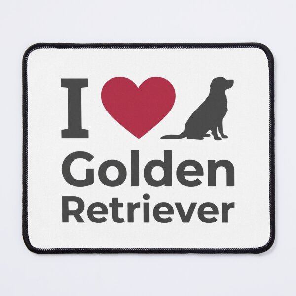 Item preview, Golden Retriever Lover Heart Silhouette Graphic for Proud Dog Mom and Dad designed and sold by raedattia.