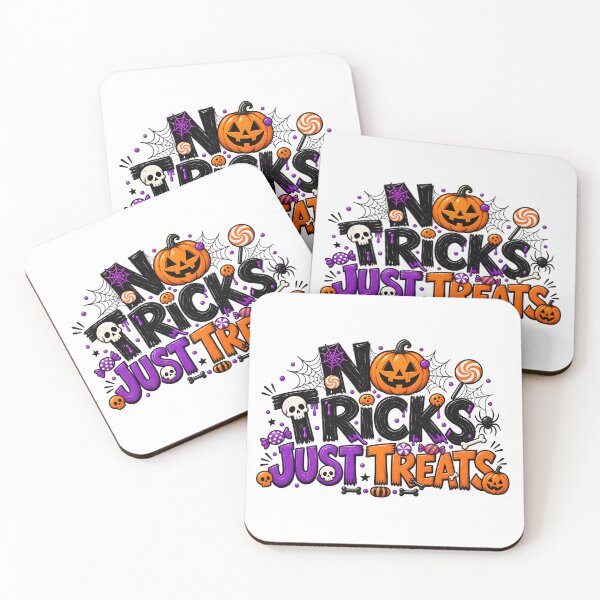 Item preview, No Tricks Just Treats Spooky Halloween designed and sold by zakvisuals.