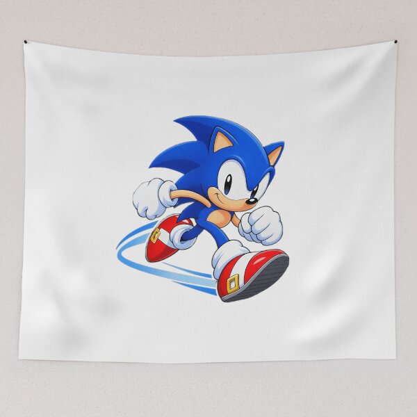 Item preview, The Hedgehog Fan Art Sticker – Classic 90s Speed Gaming designed and sold by Felixuss.
