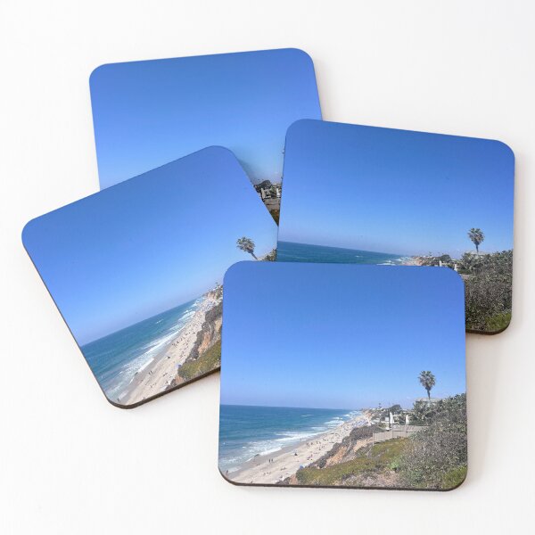 Artikelvorschau, Klippen am Strand, Encinitas, San Diego entworfen und verkauft von LondonArtTravels.