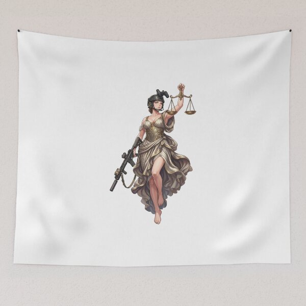 Item preview, Lady Of Justice designed and sold by RAWLIFEGRAPHIC.
