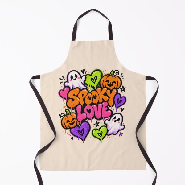 Item preview, Spooky Love Ghost Pumpkin Heart Graffiti Bubble designed and sold by Yellowriversss.