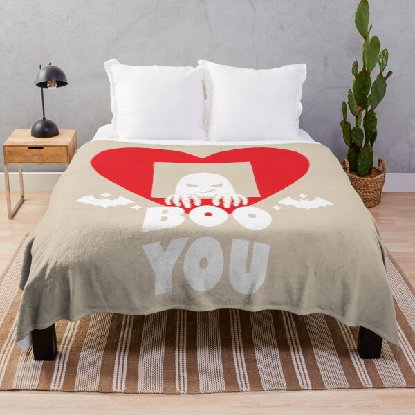 Item preview, Funny Boo You Spooky Ghost Red Heart Halloween designed and sold by ANJ Creative Designs.