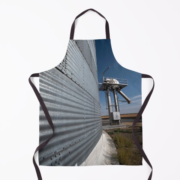 Item preview, Vertical ultrawide shot of grain bin and chute designed and sold by lisavonbiela.