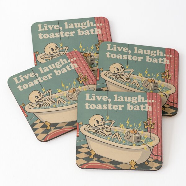Item preview, Live Laugh Toaster Bath - Vintage designed and sold by letitrip.